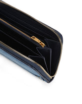 Zip-around Devotion wallet in patchwork denim - | Dolce & Gabbana