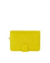 Dolce & Gabbana Wallet In Yellow Hammered Calf Leather - | Dolce & Gabbana