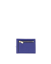 Small Dauphine calfskin continental wallet with plate detail - | Dolce & Gabbana