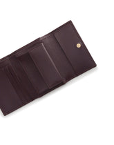 SMALL CONTINENTAL WALLET WITH DG RHINESTONES IN DAUPHINE CALFSKIN - | Dolce & Gabbana