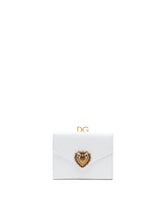 French flap Devotion wallet in calfskin - | Dolce & Gabbana