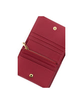 Solid-coloured wallet in drummed calf leather - | Dolce & Gabbana