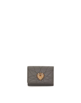 Small Devotion wallet in quilted nappa leather - | Dolce & Gabbana