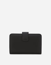 Calfskin wallet with DG logo - | Dolce & Gabbana