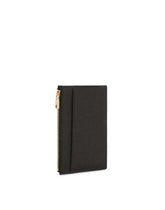 LARGE VERTICAL DAUPHINE CALFSKIN CREDIT CARD HOLDER - | Dolce & Gabbana