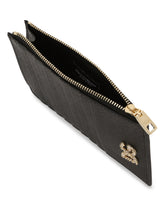 LARGE VERTICAL DAUPHINE CALFSKIN CREDIT CARD HOLDER - | Dolce & Gabbana