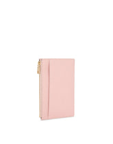 LARGE VERTICAL DAUPHINE CALFSKIN CREDIT CARD HOLDER - | Dolce & Gabbana