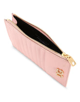 LARGE VERTICAL DAUPHINE CALFSKIN CREDIT CARD HOLDER - | Dolce & Gabbana