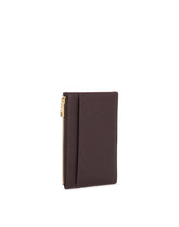 LARGE VERTICAL DAUPHINE CALFSKIN CREDIT CARD HOLDER - | Dolce & Gabbana