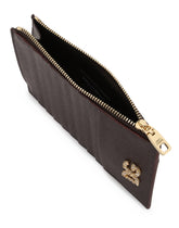 LARGE VERTICAL DAUPHINE CALFSKIN CREDIT CARD HOLDER - | Dolce & Gabbana