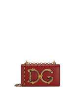 Calfskin DG Girls phone bag - | Dolce & Gabbana