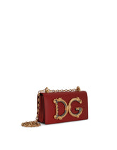 Calfskin DG Girls phone bag - | Dolce & Gabbana