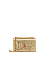 DG Girls phone bag in nappa mordore leather - | Dolce & Gabbana
