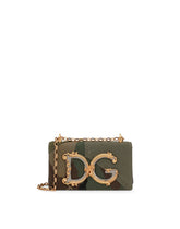 DG Girls phone bag in camouflage patchwork - | Dolce & Gabbana