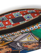 Flat nylon make-up bag with Carretto print - | Dolce & Gabbana
