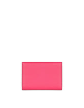 Small calfskin wallet with branded plate - | Dolce & Gabbana