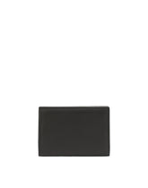 Small calfskin wallet with branded plate - | Dolce & Gabbana