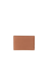 Small calfskin wallet with branded plate - | Dolce & Gabbana