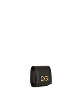 Calfskin airpods case with baroque DG logo - | Dolce & Gabbana
