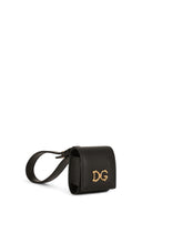 Calfskin airpods case with baroque DG logo - | Dolce & Gabbana