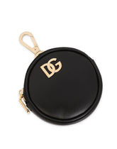 Calfskin coin pocket with DG logo - | Dolce & Gabbana