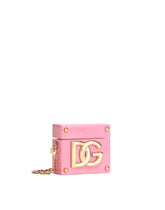 Acrylic glass airpods pro case with DG logo - | Dolce & Gabbana
