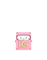 Acrylic glass airpods pro case with DG logo - | Dolce & Gabbana