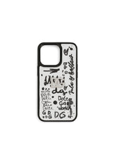 Logo-print calfskin iPhone 13 Pro cover - | Dolce & Gabbana