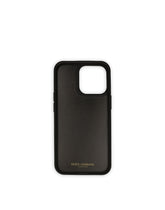 Calfskin iPhone 13 Pro cover with DG logo - | Dolce & Gabbana
