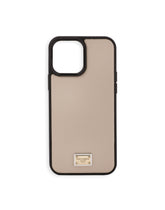 Calfskin iPhone 13 Pro Max cover - | Dolce & Gabbana