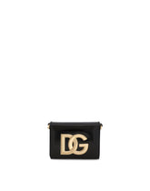 Polished calfskin DG micro bag - | Dolce & Gabbana