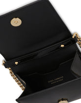 Polished calfskin DG micro bag - | Dolce & Gabbana
