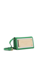 Phone bag with branded maxi-plate - | Dolce & Gabbana