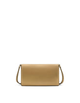 Phone bag with branded maxi-plate - | Dolce & Gabbana