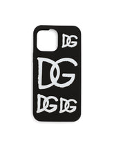 Branded rubber iPhone 13 Pro Max cover - | Dolce & Gabbana