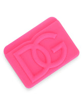 Rubber card holder with embossed logo - | Dolce & Gabbana