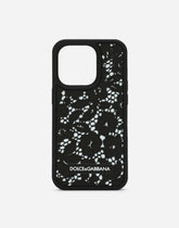 Lace rubber iPhone 14 Pro cover - | Dolce & Gabbana