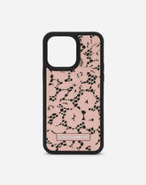 Lace rubber iPhone 14 Pro Max cover - | Dolce & Gabbana