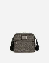 Coated jacquard crossbody bag - | Dolce & Gabbana