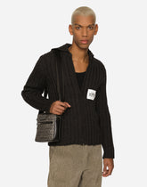 Coated jacquard crossbody bag - | Dolce & Gabbana