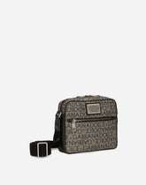 Coated jacquard crossbody bag - | Dolce & Gabbana