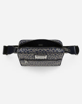 Coated jacquard crossbody bag - | Dolce & Gabbana