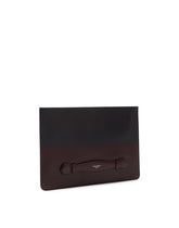 Flat clutch Monreale in bicolour calf leather with heat-pressed logo - | Dolce & Gabbana