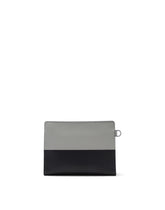 Large clutch Monreale in bicolour calf leather with logo - | Dolce & Gabbana