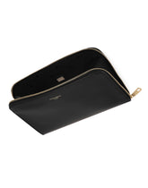 Calfskin Monreale clutch with logo - | Dolce & Gabbana