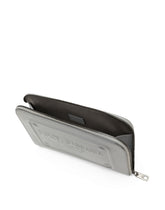 Small calfskin pouch with raised logo - | Dolce & Gabbana