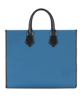 Large canvas shopper with logo - | Dolce & Gabbana