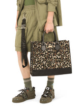 Large camouflage jacquard shopper - | Dolce & Gabbana