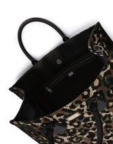 Large camouflage jacquard shopper - | Dolce & Gabbana