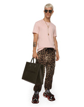 Large calfskin shopper with logo - | Dolce & Gabbana